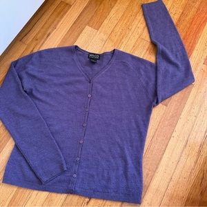 NY&CO Cardigan sweater in purple Size S.